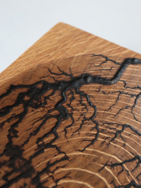 Vide-Poche Design Inspiré des Éléments - Bois & Foudre