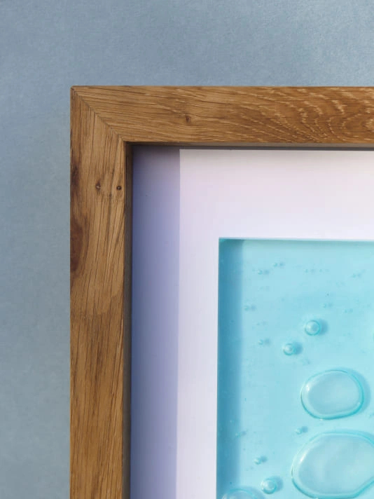 Tableau Décoration Murale Design Bord de Mer effet Bulles d'air