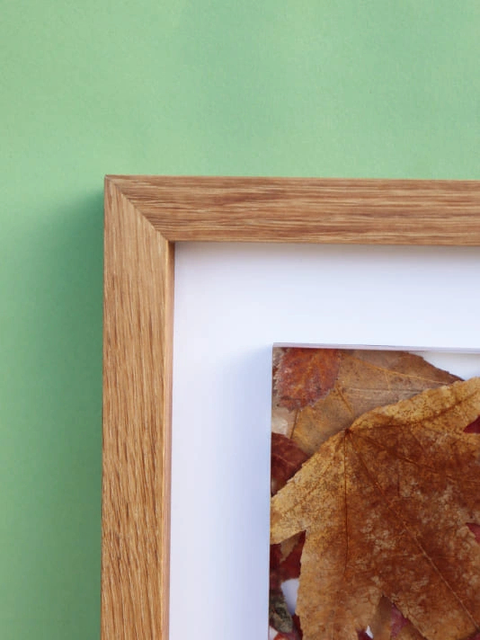 Tableau Résine Feuilles Naturelles | Décoration Murale Design